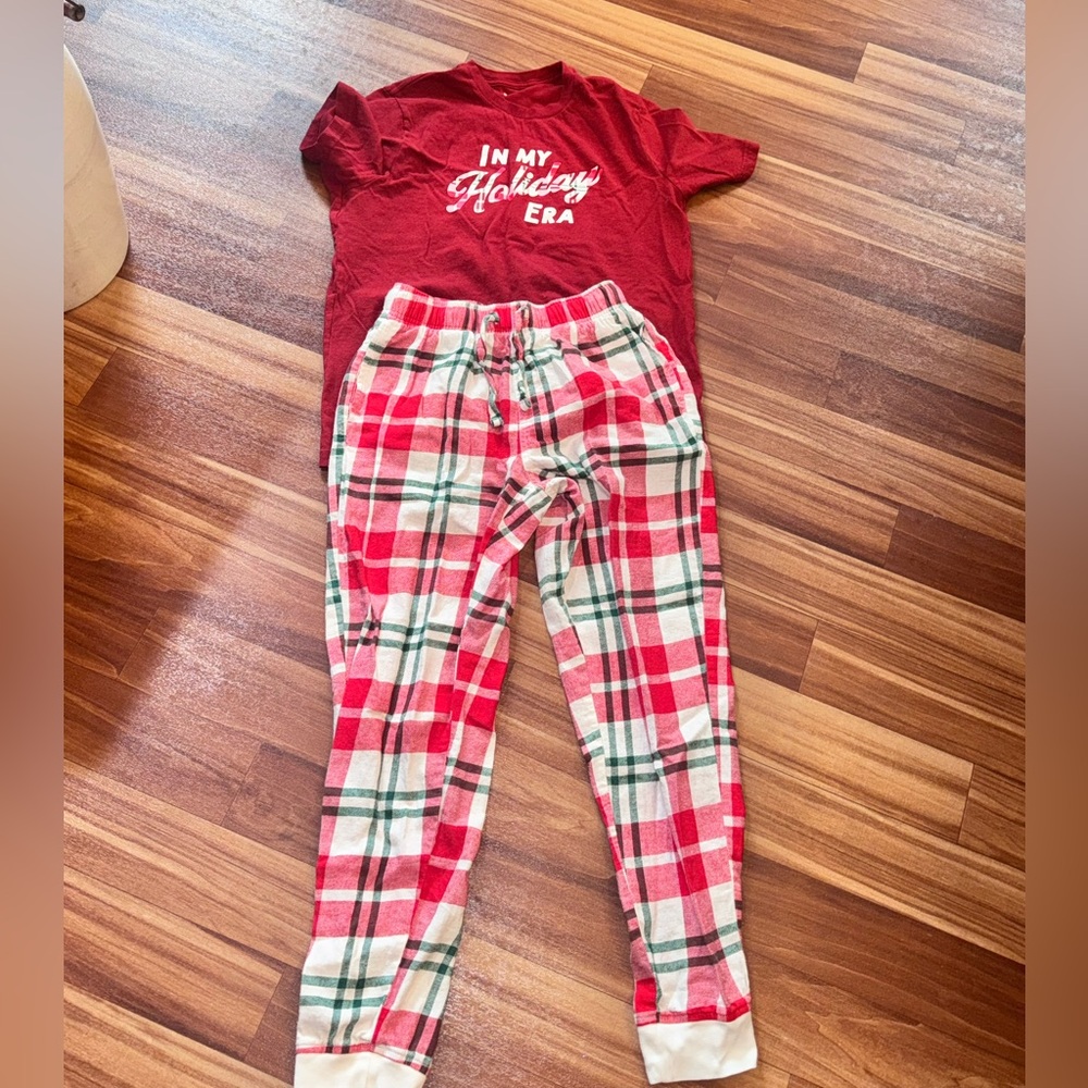 Old Navy Red and Plaid pajamas